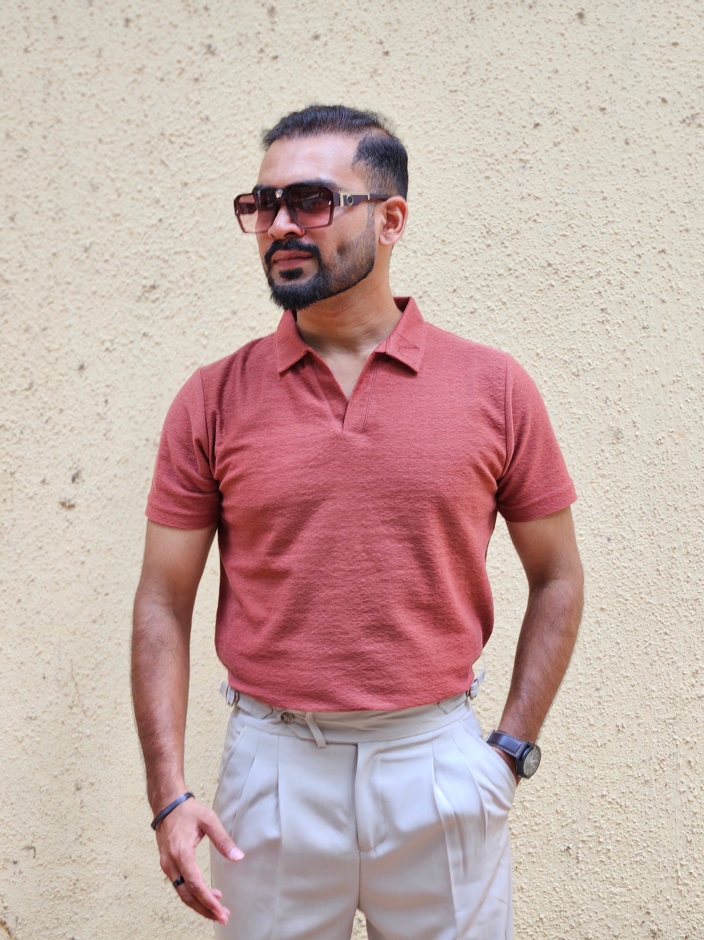 Pink Collar Tshirt
