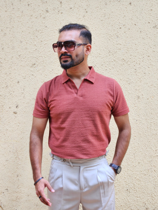 Pink Collar Tshirt