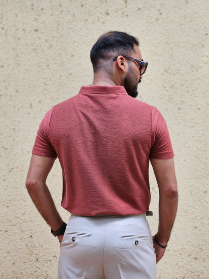 Pink Collar Tshirt