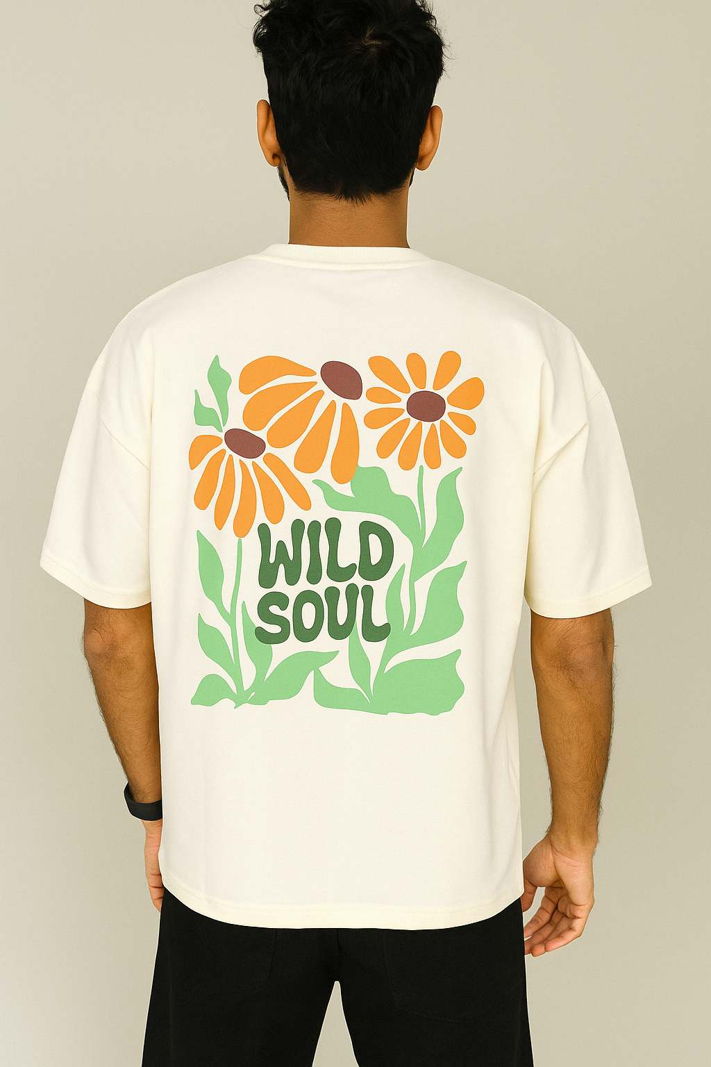 White Wild Soul Oversized Tshirt