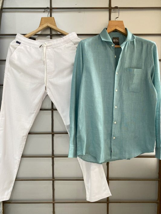 Best Selling Linen Pair -Mint Green