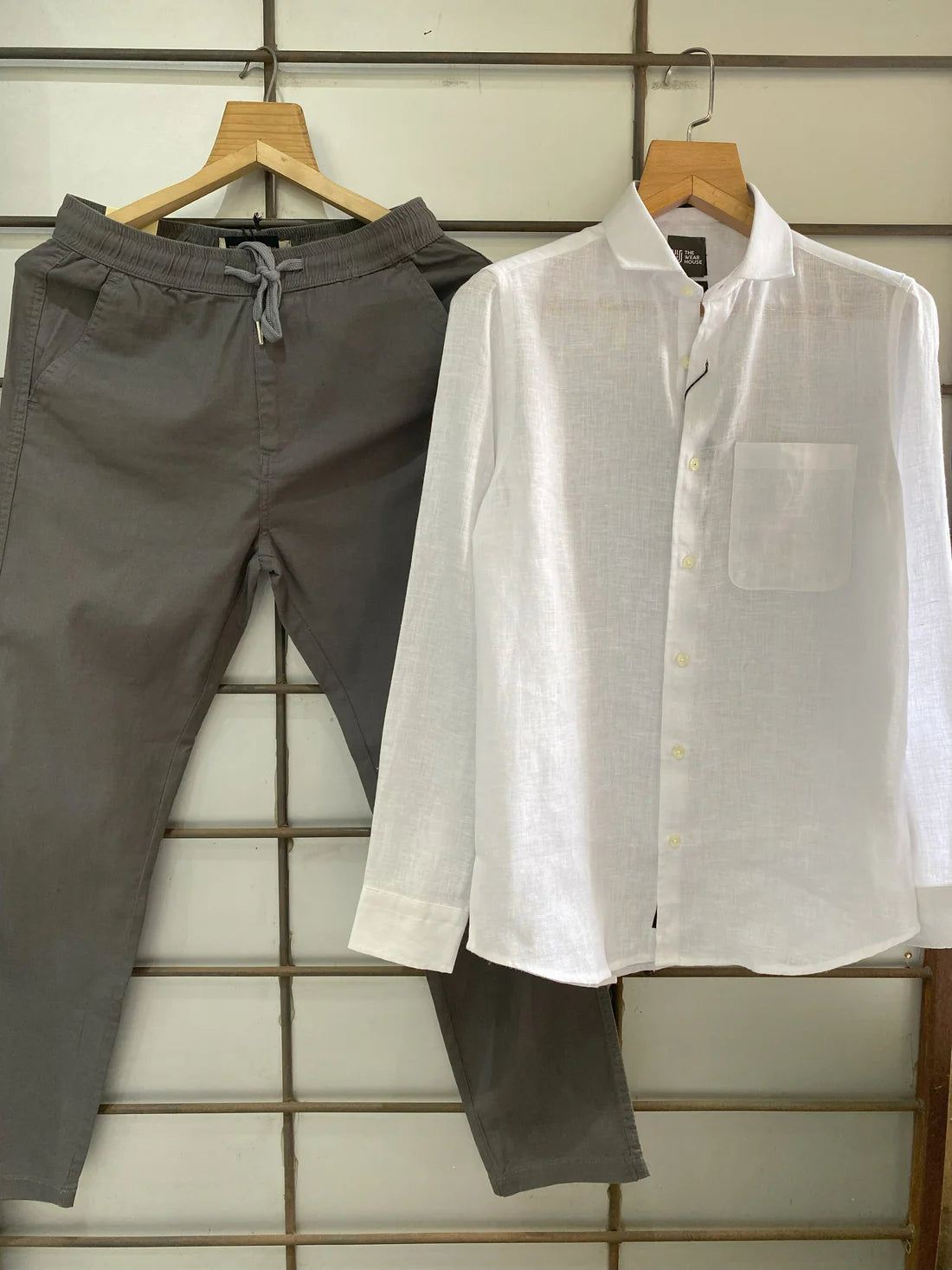 PURE CLUB WHITE LINEN SHIRT 60'S LEE