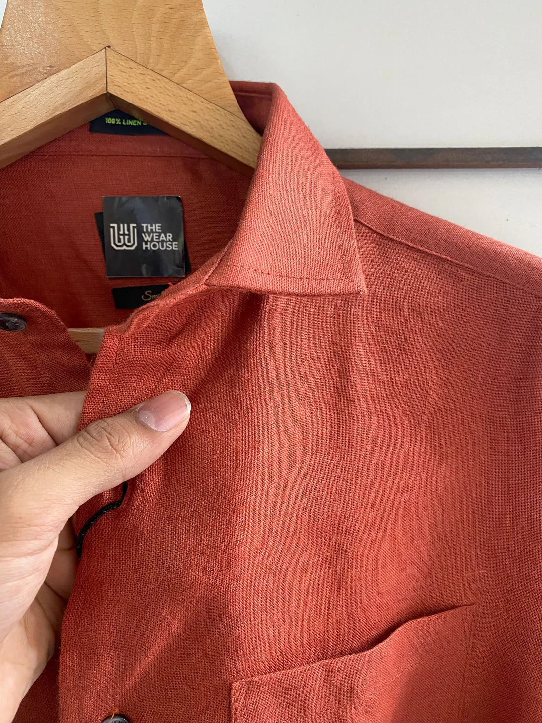 PURE RUST LINEN SHIRT 60'S LEE