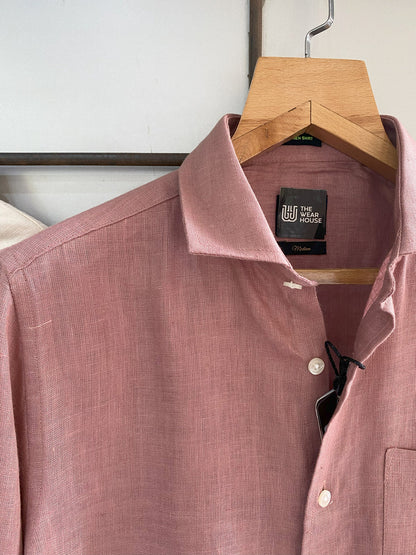 PURE PEACH LINEN SHIRT 60'S LEE