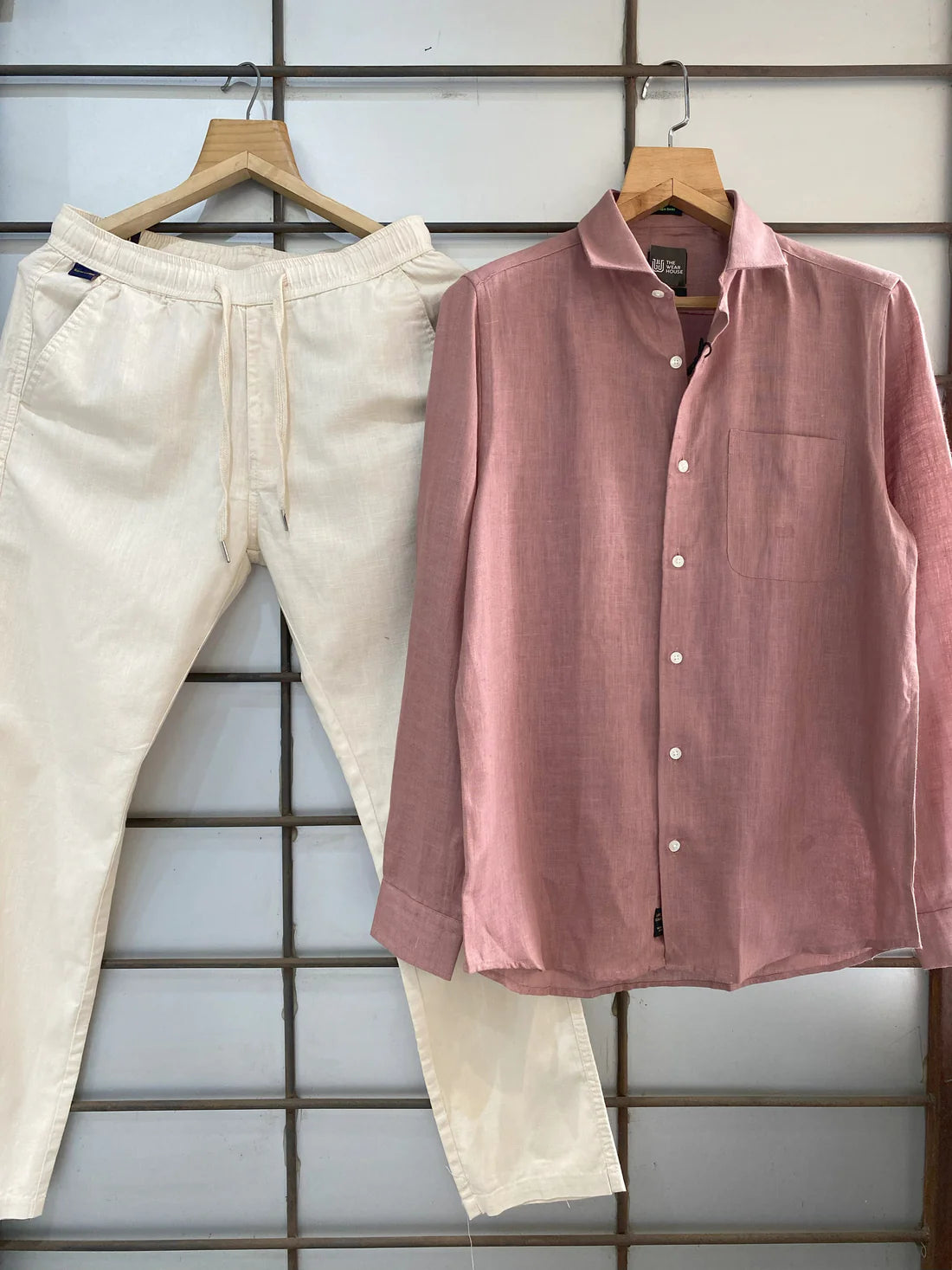 PURE PEACH LINEN SHIRT 60'S LEE