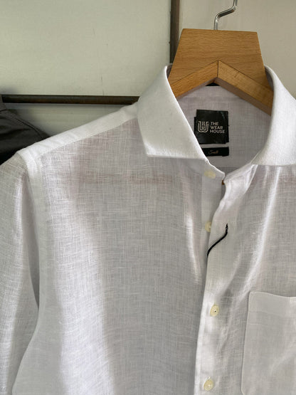PURE CLUB WHITE LINEN SHIRT 60'S LEE