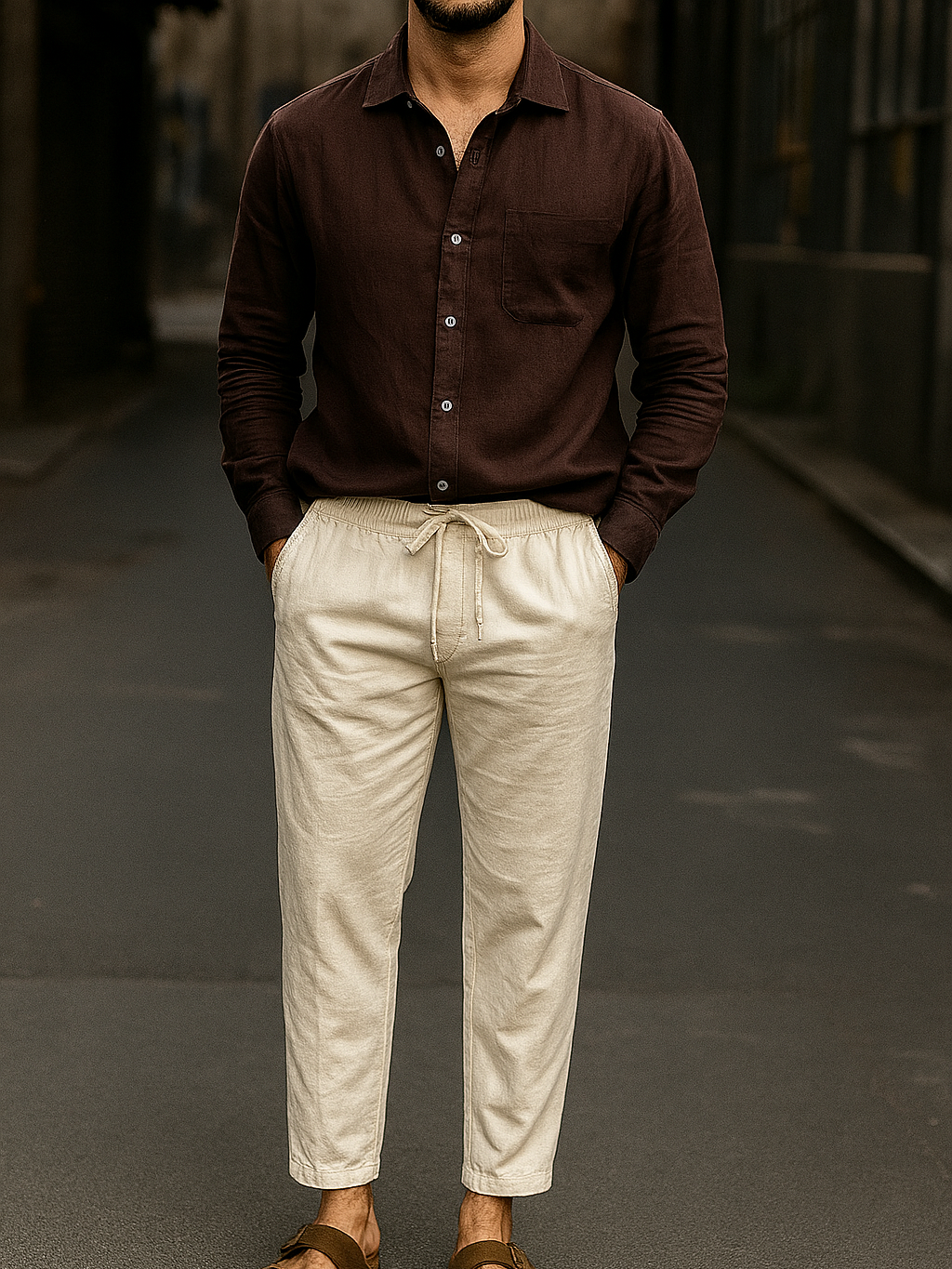 PURE LINEN SHIRT 60'S LEE