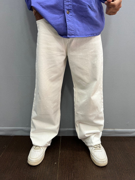 White Baggy Denims