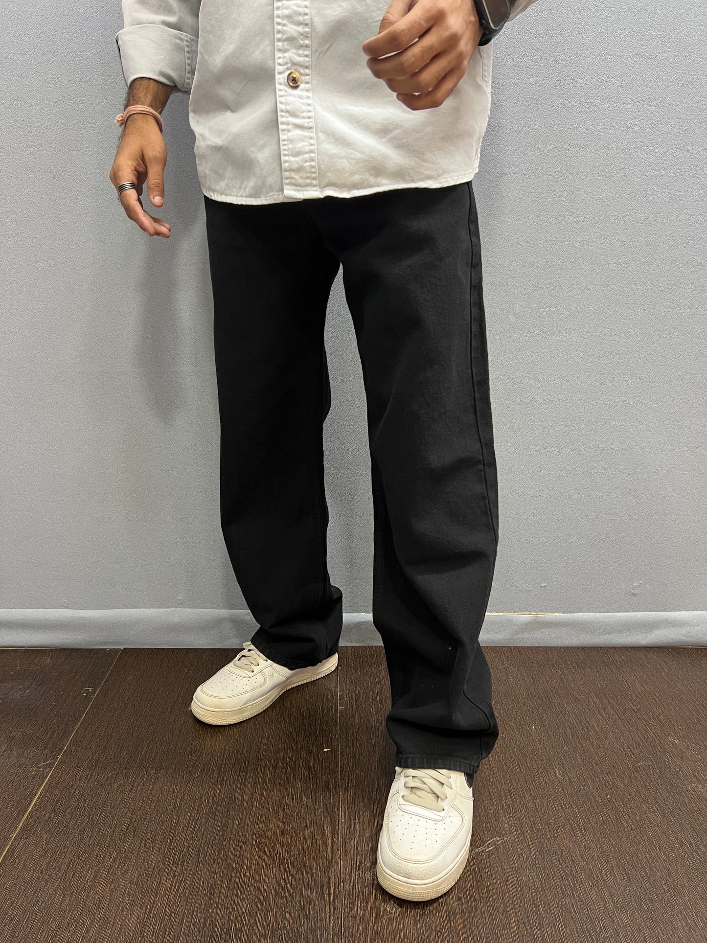 Black Baggy Denims