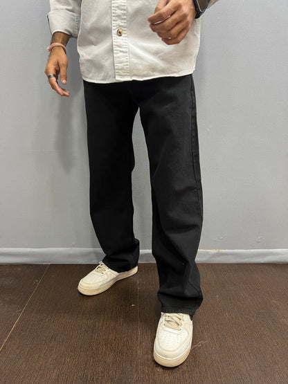 Black Baggy Denims