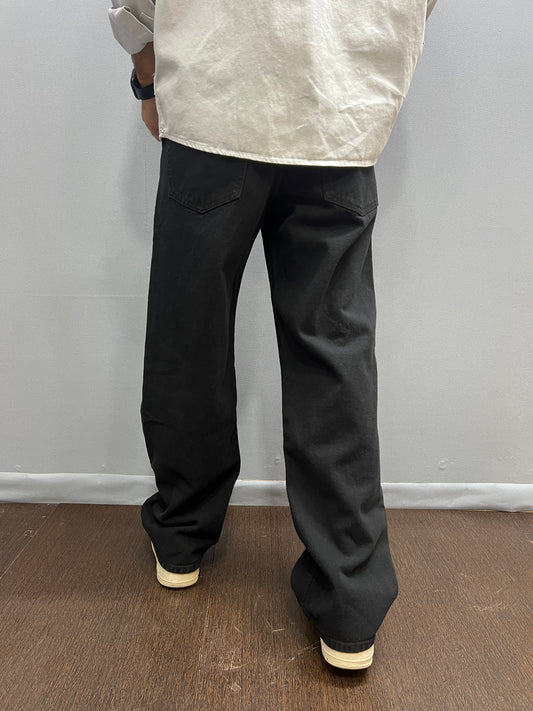 Black Baggy Denims