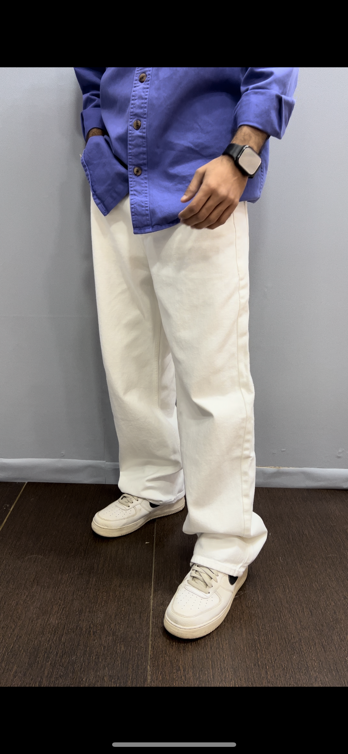 White Baggy Denims