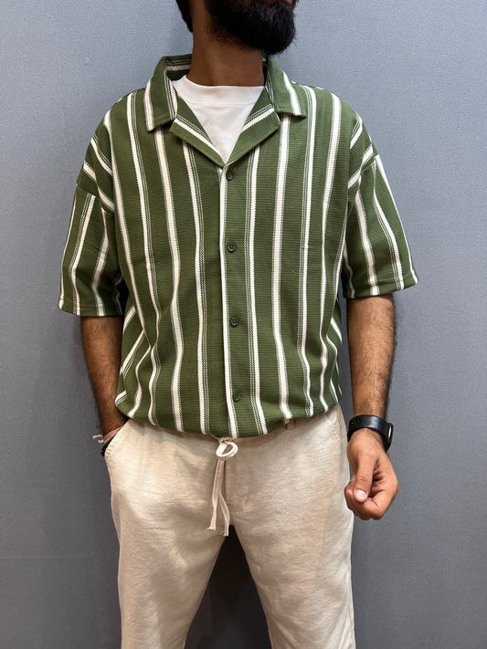 Green Half Tshirt