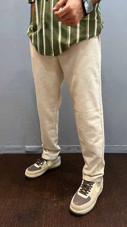 Beige Linen Pants