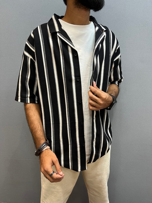 Black Half Tshirt