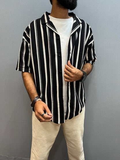 Black Half Tshirt
