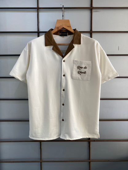 Cuban Collar Casual Shirts