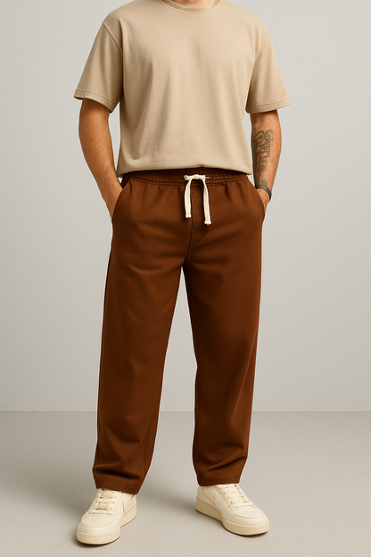 Track Pants Brown