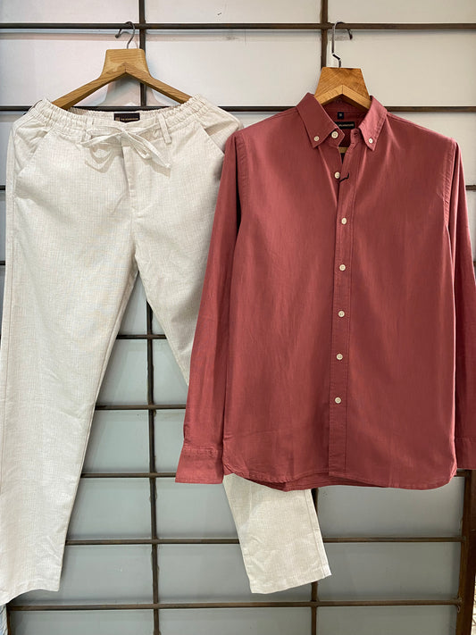 Best Selling Cotton Linen Pair - Rust