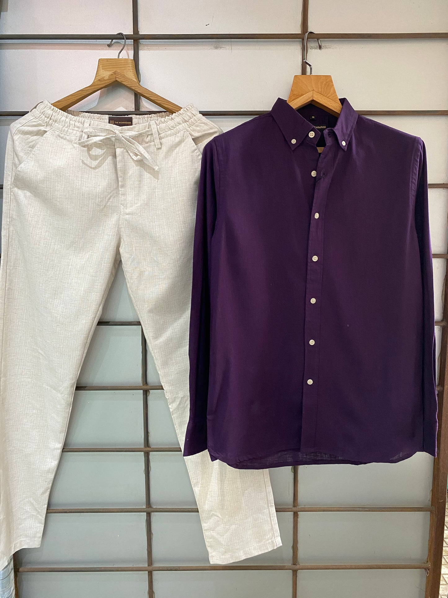 Best Selling Cotton Linen Pair- Wine