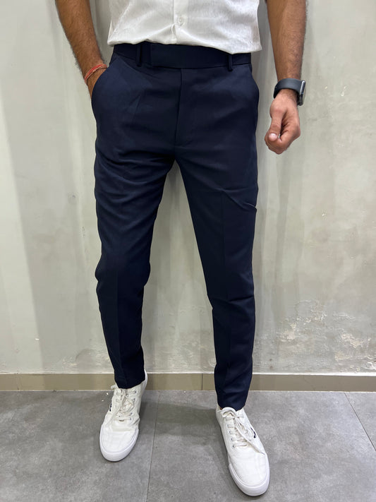 Formal trousers - Navy blue